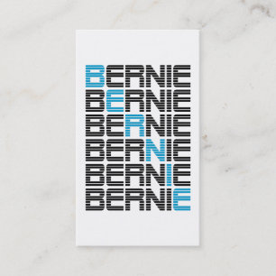 BERNIE sanders textStacks Business Card
