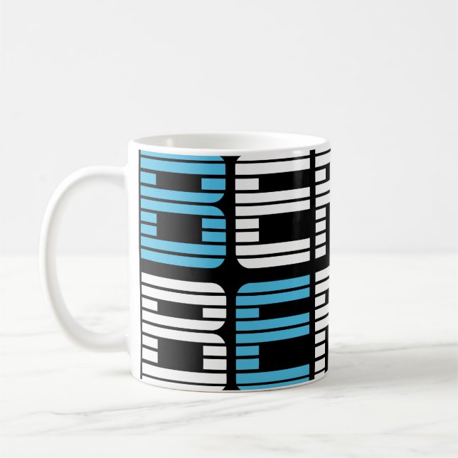 BERNIE sanders textStacks Coffee Mug (Left)