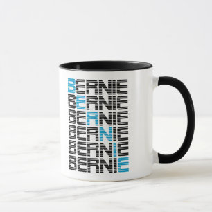 BERNIE sanders textStacks Mug
