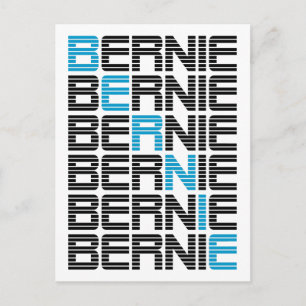 BERNIE sanders textStacks Postcard