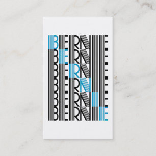BERNIE sanders textual Business Card
