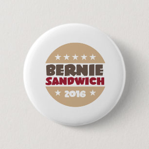 Bernie Sandwich 6 Cm Round Badge