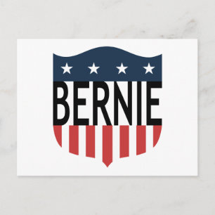 BERNIE stars and stripes Postcard