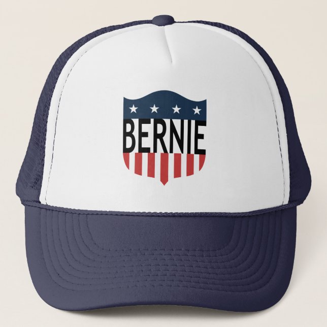 BERNIE stars and stripes Trucker Hat (Front)