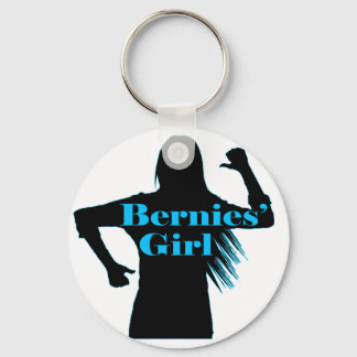 Bernies Girl Bernie Sanders Key Ring