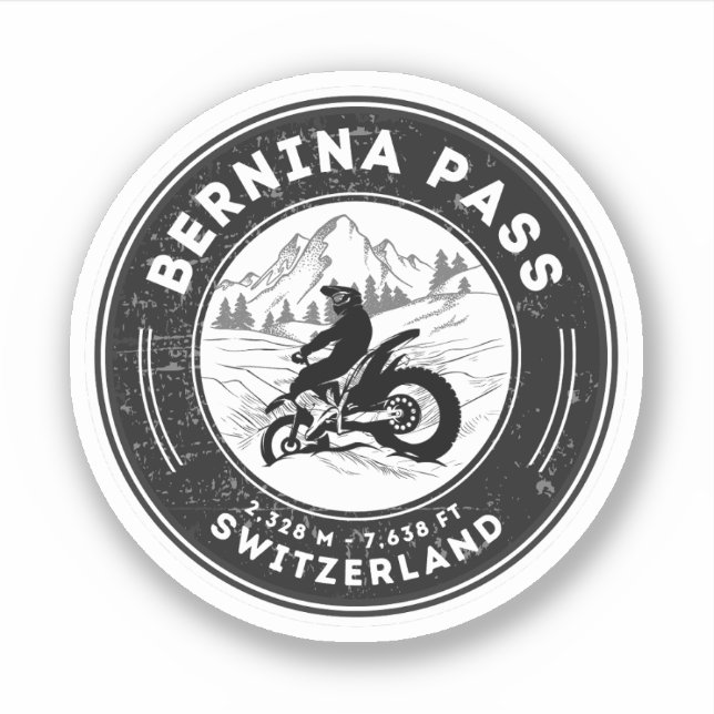 Bernina pass swiss–alps motorcycle tour (Front)