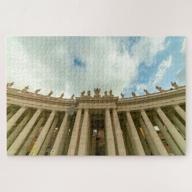 Bernini colonnade S. Peter Basilica, Rome, Italy Jigsaw Puzzle (Horizontal)