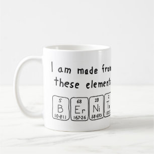 Bernita periodic table name mug