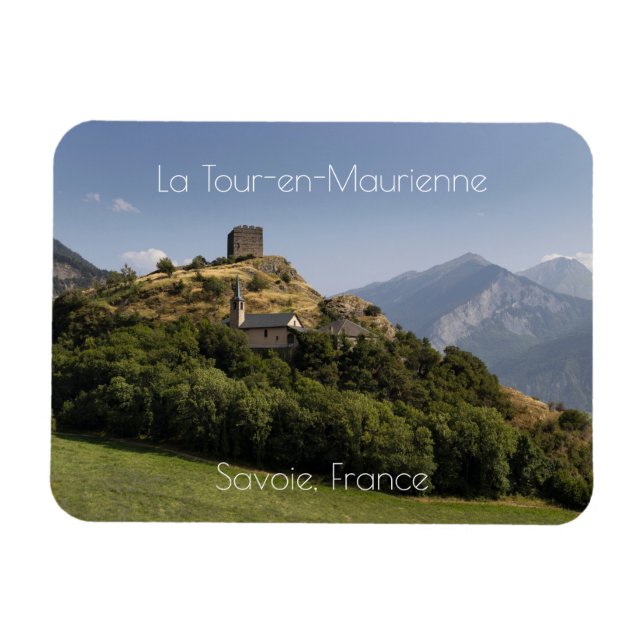 Berolds Tower, La Tour-en-Maurienne, France Magnet (Horizontal)
