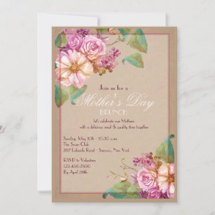Berries and Blossoms Invitation