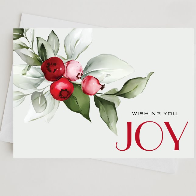 Berries and Greenery Christmas Card (Creator Uploaded)