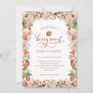 Berries Baby Shower Invitation