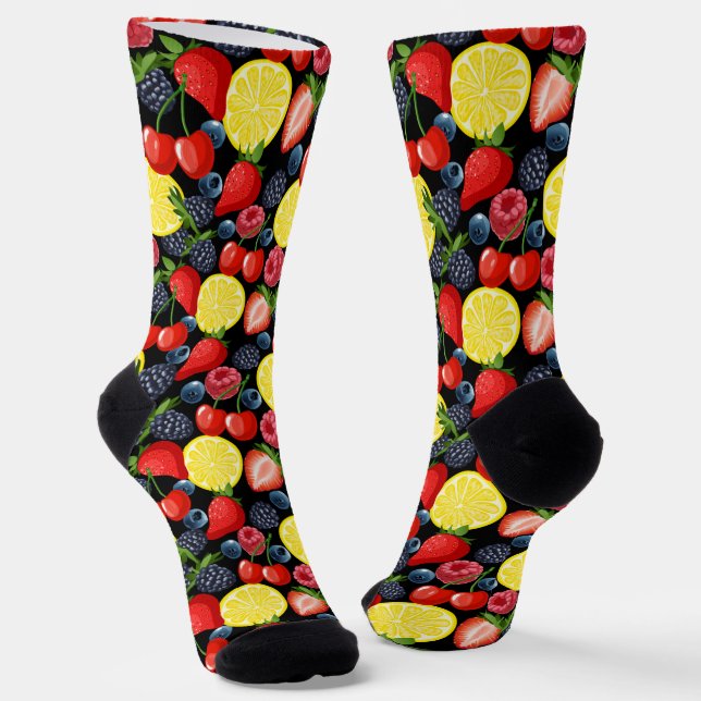 Berries & Citrus Energy Socks (Angled)