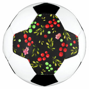 Berries Pattern Soccer Ball