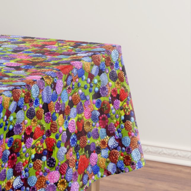 Berries Strawberries Blueberries Raspberries Tablecloth (In Situ)