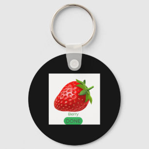 Berrry Done Sticker Key Ring