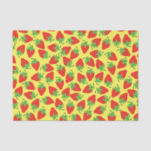 Berry 1st Birthday Cute Strawberry Colourful Mod Tissue Paper
