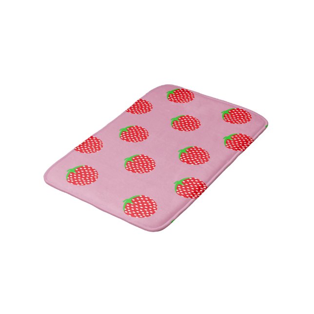 Berry Beautiful Summer Bath Mat (Angled)