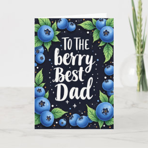 Berry Best Dad Art Card