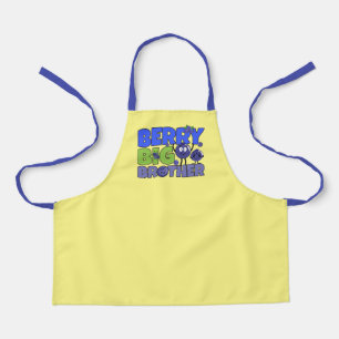 Berry Big Brother - Sibling Blueberry Pun Apron