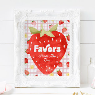 Berry Birthday Favor Sign