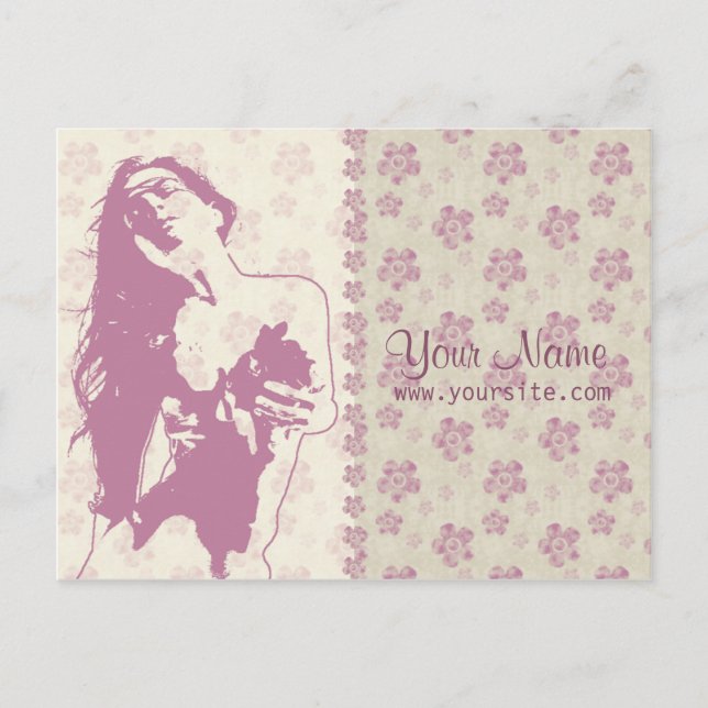Berry Blossom - Post-, Reply Card (Front)