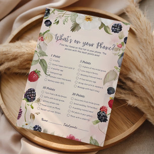 Berry Botanical What’s on Your Phone