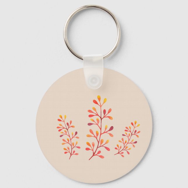 Berry Branches Key Ring (Front)