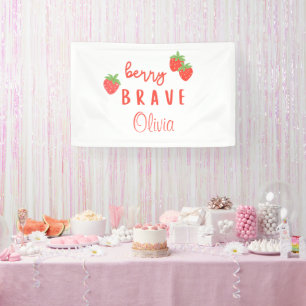 berry brave childhood cancer sick kids custom name banner