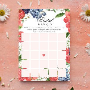 Berry Bridal Shower Bridal Gift Bingo Game Invitation
