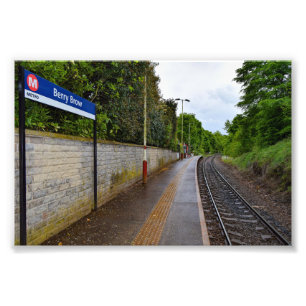 Berry Brow Railway Station, Huddersfield Photo Print