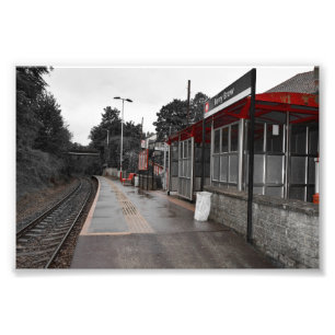 Berry Brow Railway Station, Huddersfield Photo Print