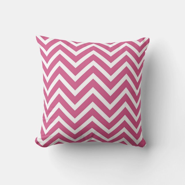Berry Chevron Cushion (Front)