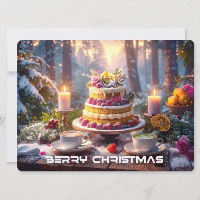 BERRY CHRISTMAS CARD (Front)