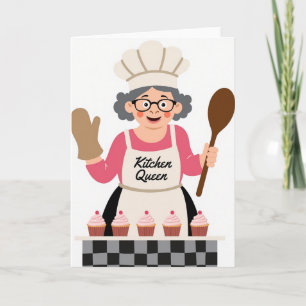 Berry Cupcake Mothers Day Card