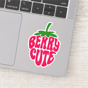 Berry Cute Strawberry Cut Vinyl Stickers
