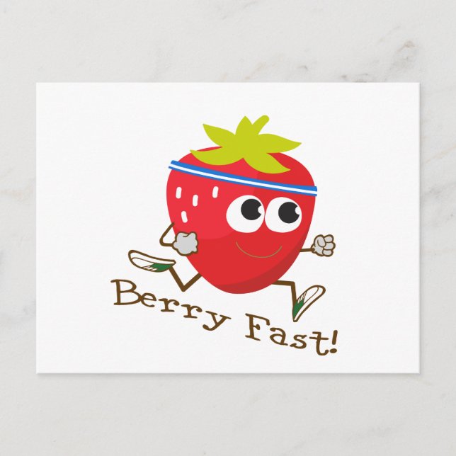 Berry Fast! Postcard (Front)