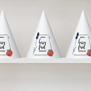 Berry First 1st Birthday Mixed Berry Party Party Hat