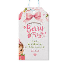 Berry First 1st Birthday Strawberry Girl