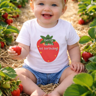 Berry First Birthday Baby T-Shirt