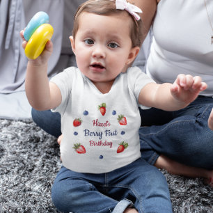 Berry first birthday  baby T-Shirt