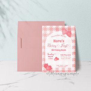 Berry First Birthday Invitation