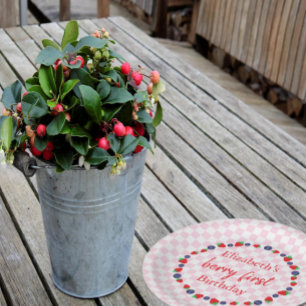 Berry First Birthday Paper Plate