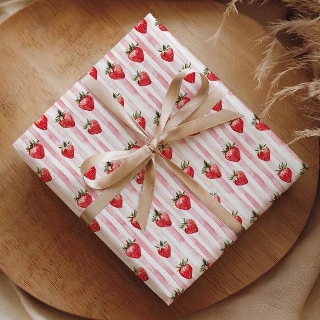 Berry First Birthday Wrapping Paper (Creator Uploaded)