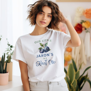 Berry First Blueberry 1st Birthday Party T-Shirt