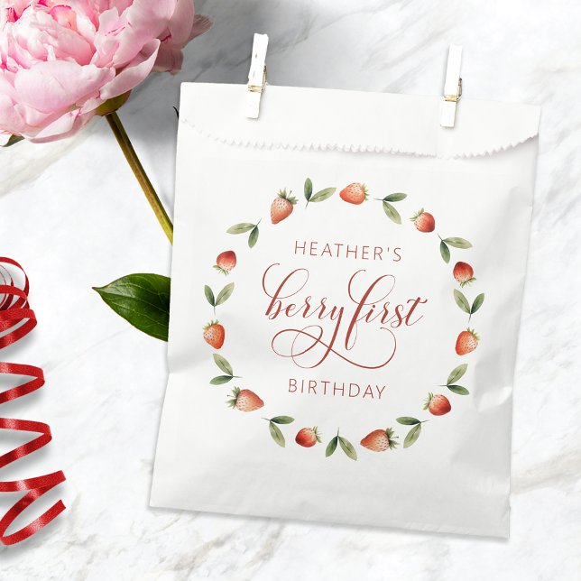 Berry First Favour Bag (Berry First Favor Bag by Painted Paperie
)