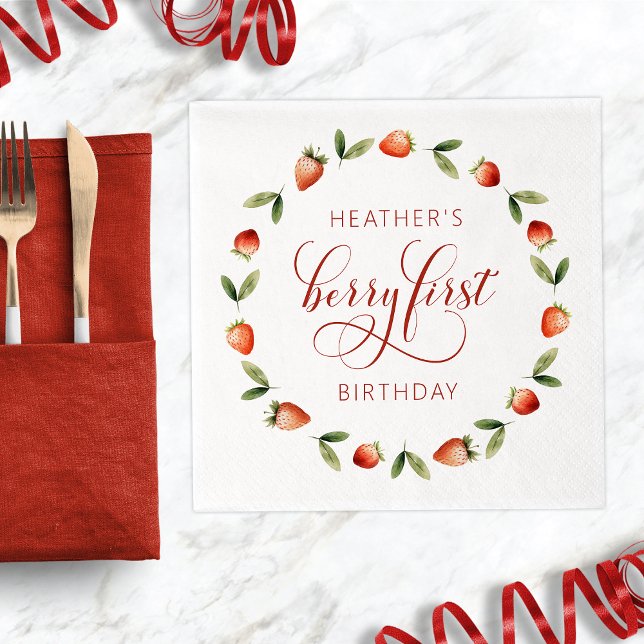 Berry First Napkin (Berry First Napkins
)