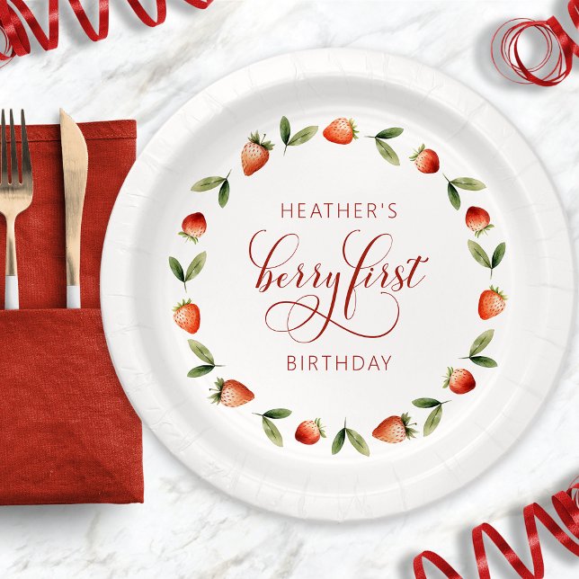 Berry First Paper Plate (Berry First Paper Plates
)
