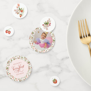 Berry First Table Confetti