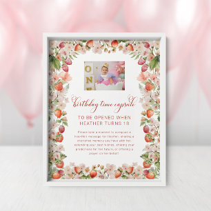 Berry First Time Capsule Sign